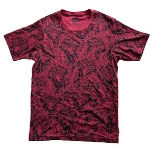 Luv‎ SL Unisex Large Red Print Graphic Short Sleeve Tee Shirt 100% Cotton